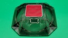 1970 s Smoked Glass Ashtray From Michael s Famous Steaks - Worthington Mn 