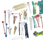 Vintage Cocktail Swizzle Sticks Stirrers Lot Of 208 