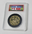 Philadelphia Eagles Nfl 24 Karat Gold Plated Kennedy Half Dollar    1 Fan Bu