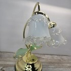 Vintage Verstella Twisted Tulip Touch Lamp W  3 Light Modes Gold Tone Base
