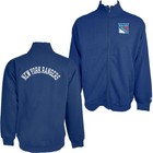 Nhl Full Zip Sweatshirt For Adults - Officially Licensed  Twill Embroidery  Blue