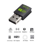 Usb Wifi Bluetooth Adapter  600mbps Dual Band 2 4 5ghz Wireless Network Card