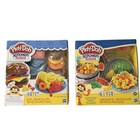 Play-doh Kitchen Creations Food Bundle Burger   Fries   Silly Noodles 14 Cans