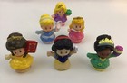 Fisher Price Little People Disney Princess 6pc Talkerscinderella Tiana Figures M