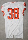 Clemson Tigers Football Jersey Mens 40 L White Game Worn Team Issued Nike  38