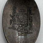 Vtg Souvenir State Spoons Handles Cut Off Lot Of 5 Tx Dc Az Ohio N Dakota Crafts
