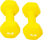 Set Of 2 Neoprene Coated Non-slip Grip Dumbbell Weights