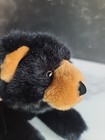 Russ Berrie Plush Blacky The Black Bear 10  Stuffed Animal Soft Toy Vintage