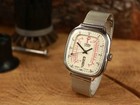 Pulsometer Ex Rare Old Stock Russian Ussr Medical Wrist Watch Slawa Slava Nos  