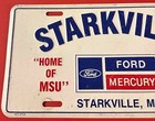 Starkville Ford Dealership Booster License Plate Home Of Msu Bulldogs