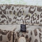 White House Black Market Women   s Mid-rise Skinny Crop Leopard Denim Pants 2