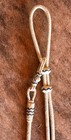 Cowboy Vaquero New Rawhide Romal Reins W black Accents By Steve Guitron