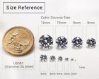 100 Facets Cutting 50mm Round White Aaaaa Loose Cz Stone Cubic Zirconia Big Size