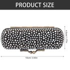 Vintage Lipstick Case With Mirror Rhinestone Portable Lipstick Holder Travel    