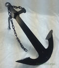 Black Metal Fisherman Ship s Anchor 2  Nautical Table Top Garden Yard Decor Usa