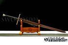 Cosplay King Arthur Sword Leather Sheath Carbon Steel Blade European Style