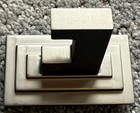 Murray Feiss Bathroom Robe Hook Deep Gray Nickel Modern Square Towel Hanger