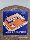 Matchbook Padre Super Service Station Bakersfield Ca Vintage Feature Advertising