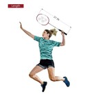 Yonex Zr 100 Light Aluminium Strung Badminton Racket With Full Racket Cover