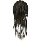 100  Human Hair Mannequin Head For Hairdresser Practice Styling Naturalblack