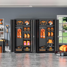 Metal Armoire Wardrobe Closet  72  H Wardrobe Cabinet With Locking Door  18  D X