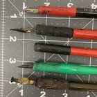 Vintage Faber Ink Dip Pens Nibs Calligraphy Tips 5 Piece Mixed Lot
