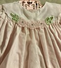 Vintage Baby Togs Baby Girls Size 12m Dress  Pink With Lace Detail  Euc 