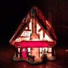 Christmas Valley Hollyshire Place Vintage 1991 Hand-painted Porcelain W box