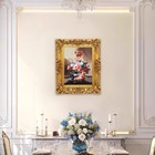 Vintrifa 12x16 Gold Vintage Picture Frame With Oil Painting