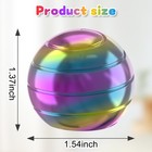 Kinetic Desk Spinning Toy  Office Fidget For Adults And Kids  1 54   Rainbow 