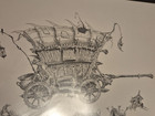 Ian Miller  shrek  Movie Film Original Concept Art For The Witch s Caravan Wagon