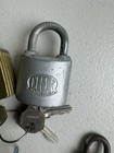 Vintage Padlock Corbin eureka Locks With Original Keys Usa Made Lot Of 4 Pieces