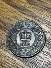 1872-h Newfoundland 1 Cent  200k Minted  Avf Details