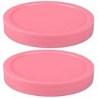 Air Hockey Pucks 3-1 4 Inch Full Size Goal Pack Game Tables 6 Pcs Red