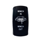 Momentary Rocker Switch With Blue Led  Laser-etched For Utv  Truck  Boat  Rv - C