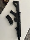 Crosman Dpms Sbr Full Auto Co2 Air Rifle 177 Caliber Bb - Black