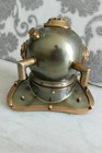 6  Antique Finish Brass Us Navy Mark V Scuba Diving Diver Helmet D  cor Item