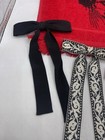 Vtg 4 Western Square Dancing Clip On Tie Lot  Silver   Do Si Do Cannon Red Towel