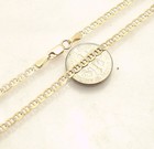 10  Pave Mariner  Anchor Chain Ankle Bracelet Anklet Real Solid 10k Yellow Gold