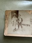 1898 Stereoview Stereoscope Card Photograph Black Americana     my Angeline   