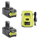 18v 8 0ah For Ryobi Plus High Capacity Lithium Ion Battery P108-free Ship