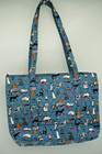 Vera Bradley Small Vera Tote Cat s Meow Zip Closure Shoulder Bag Purse Nwt
