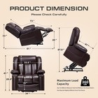 Large Power Lift Chair Recliner  With Extend Footrest