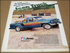 1980 Jeep Honcho Truck Print Ad 1979 Automobile Car Advertisement Vintage Amc