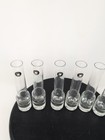 1990 Imperial Vodka Clear 6  2oz Shot Glasses 6 Piece Set Made In Turkey