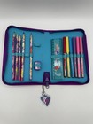 Vintage  Disney Princesses Zippered Stationary Pouch Binder Markers Pencils