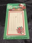 Vintage 12 Christmas Self Sticking Mailing   Shipping Labels By Conimar  3 X 5 