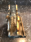 Vintage Bronze Brass Lyre Harp Letter pen Holder