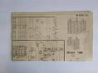 Beach Time Pinball Manual   Schematic 1958 Original Bingo Game Machine Bally 