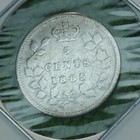 1885 Canada Silver 5 Cents